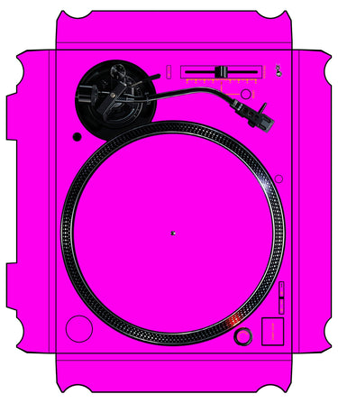 Technics 1200 / 1210 MK7 VERTICAL Skin Einfarbig